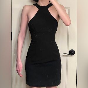 Finders Keepers Go Now Short Sleeve Dress - XS black mini dress